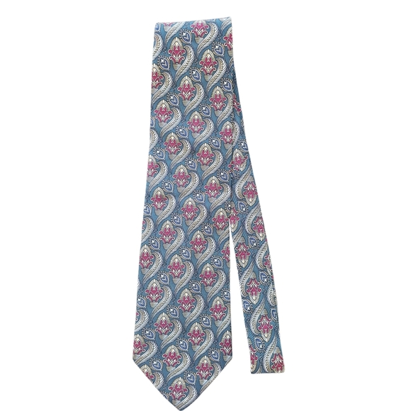 Vintage Christian Dior Monsieur Tie Silk Paisley Pattern Made in USA - Picture 4 of 5